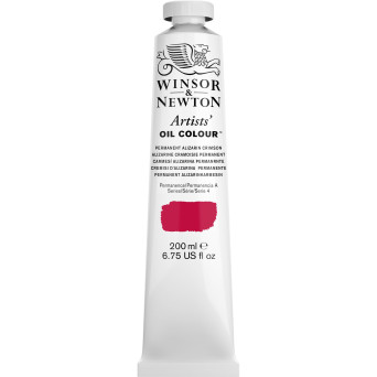 Farba olejna Artists' Oil Colour - Winsor & Newton - Permanent Alizarin Crimson 200 ml