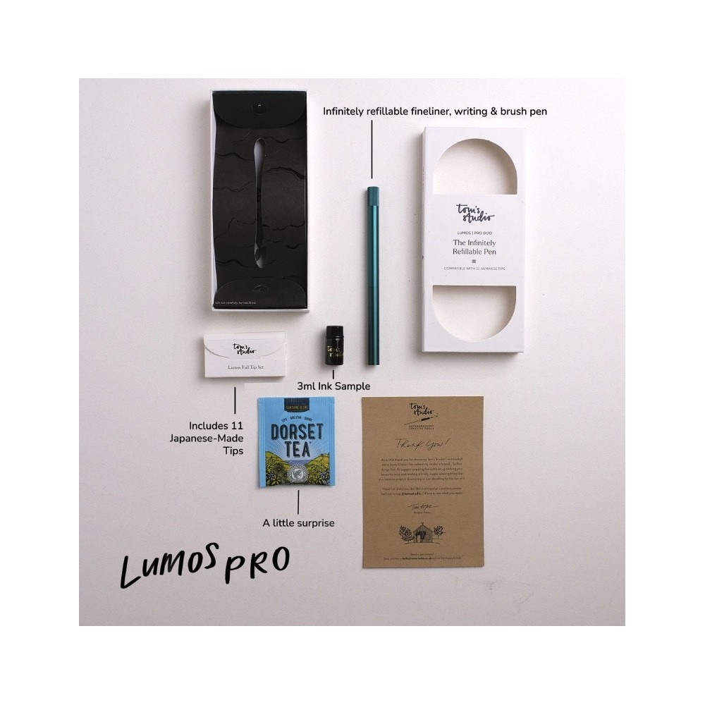 Lumos Pro Single fineliner - Tom’s Studio - Matte Black