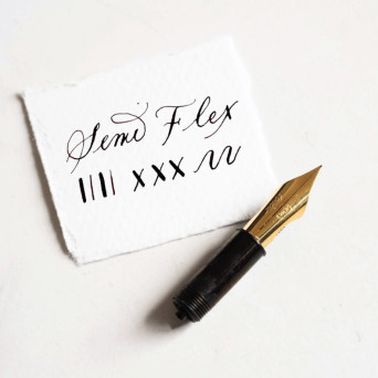 Extra Fine Semi Flex nib - Tom’s Studio