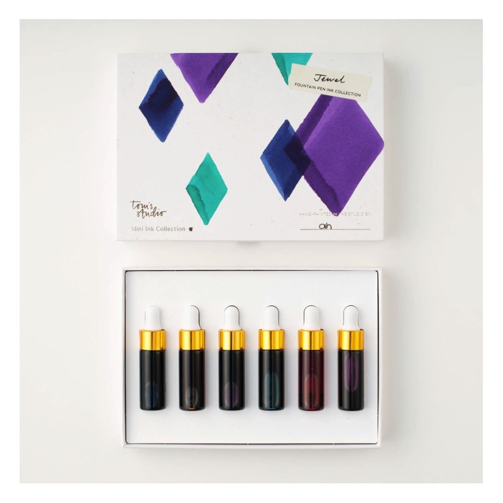 Set of Jewel Mini Ink Collection - Tom’s Studio - 6 x 5 ml