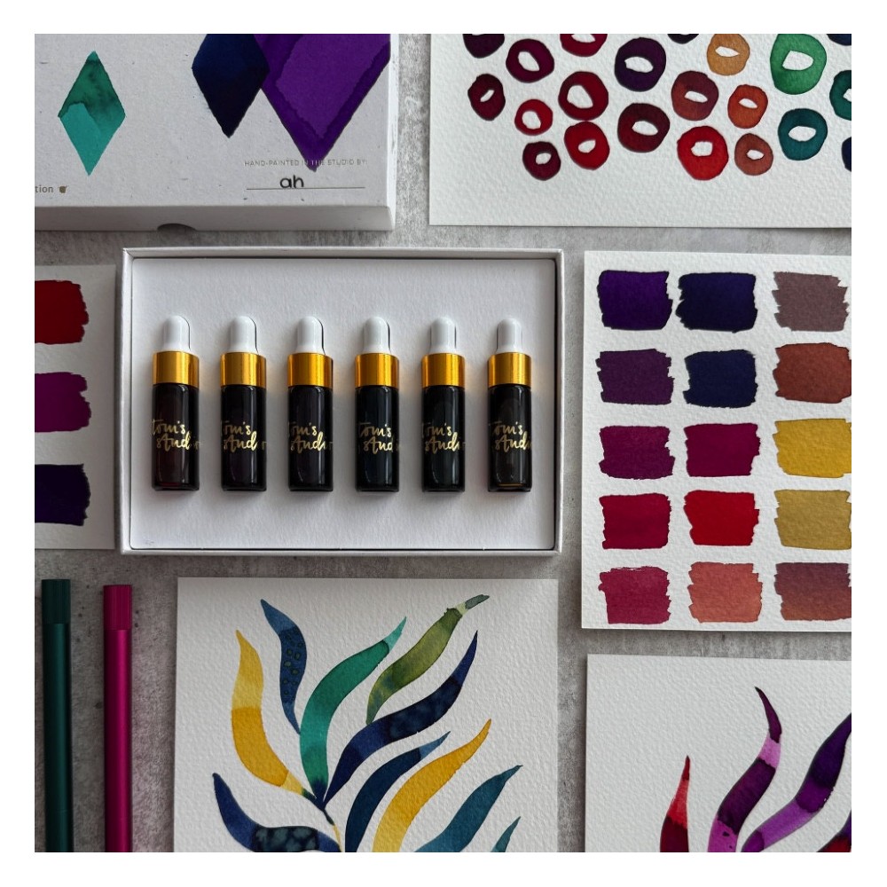 Set of Jewel Mini Ink Collection - Tom’s Studio - 6 x 5 ml