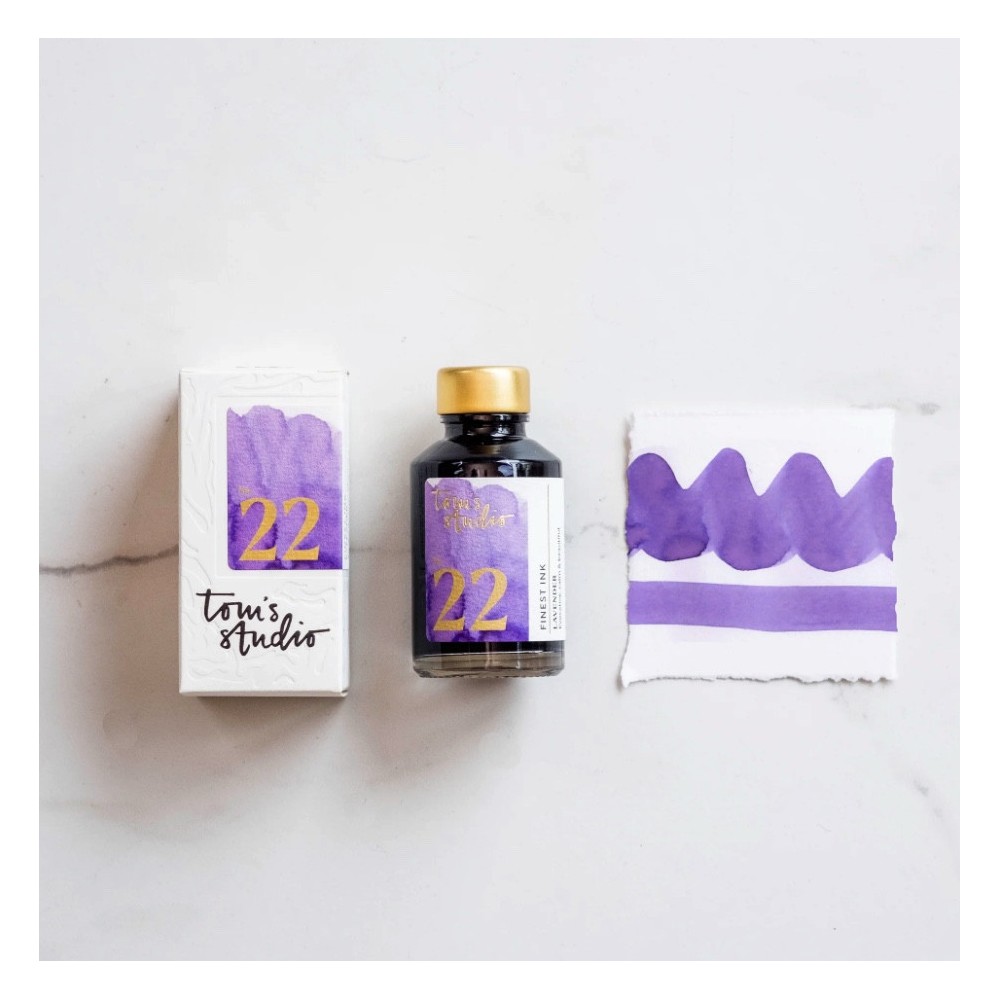 Finest fountain pen Ink - Tom’s Studio - 22 Lavender 50 ml