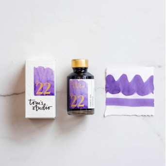 Finest fountain pen Ink - Tom’s Studio - 22 Lavender 50 ml