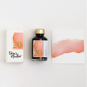 Finest fountain pen Ink - Tom’s Studio - 20 Peaches & Cream 50 ml