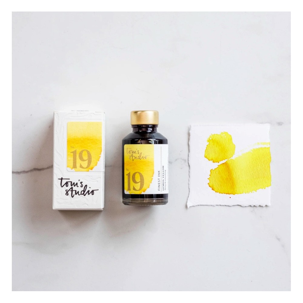Atrament Finest Ink - Tom's Studio - 19 Lemon Yellow 50 ml