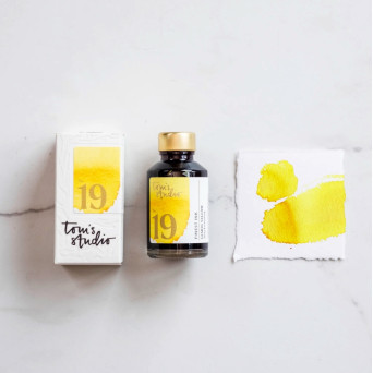 Finest fountain pen Ink - Tom’s Studio - 19 Lemon Yellow 50 ml
