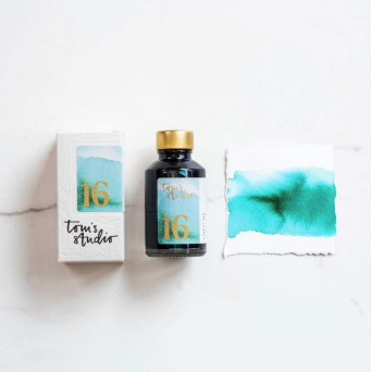 Atrament Finest Ink - Tom's Studio - 16 Sunny Teal 50 ml