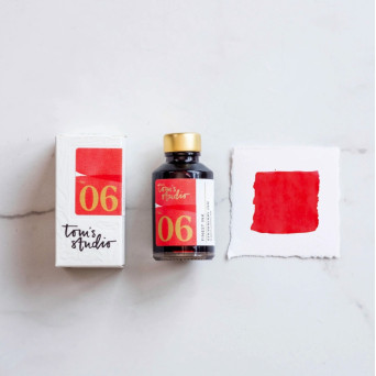 Finest fountain pen Ink - Tom’s Studio - 06 Strawberry Jam 50 ml