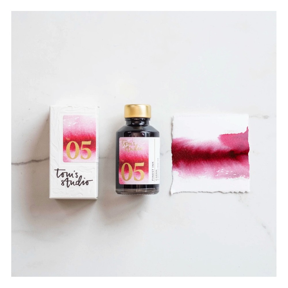 Finest fountain pen Ink - Tom’s Studio - 05 Cassis 50 ml