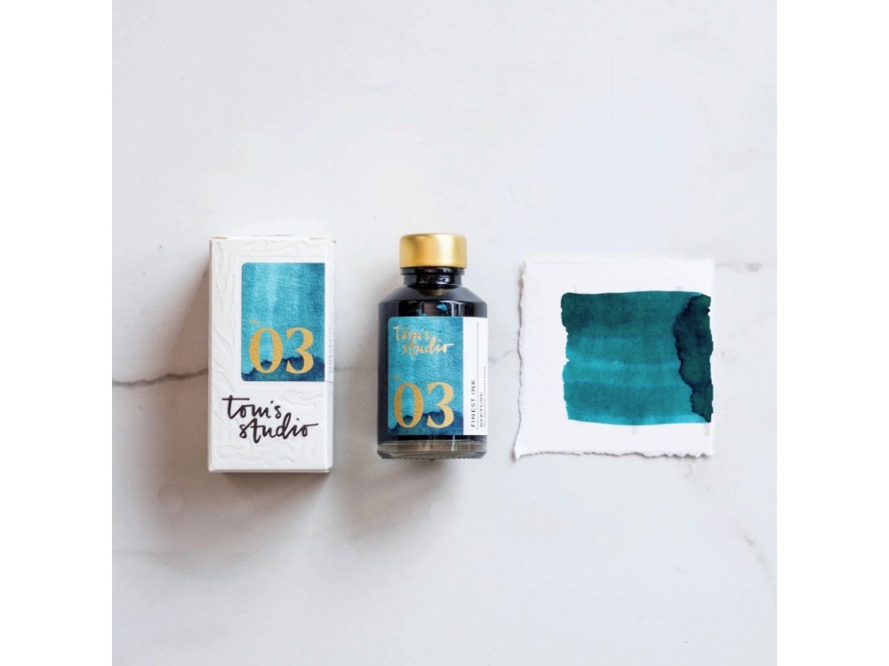 Finest fountain pen Ink - Tom’s Studio - 03 Neptune 50 ml