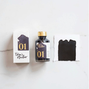 Atrament Finest Ink - Tom's Studio - 01 Deep Black 50 ml