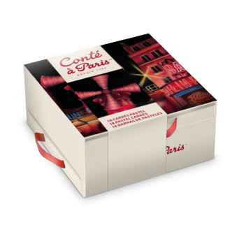 Set of Colour Carrés Pastels - Conté à Paris - 18 pcs
