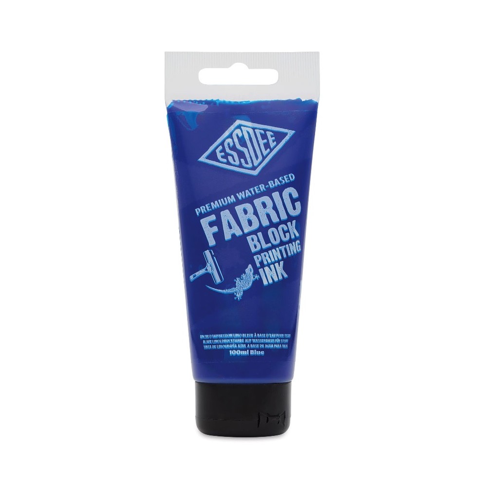 Farba tusz do linorytu Fabric Block Printing Ink - Essdee - Blue 100 ml