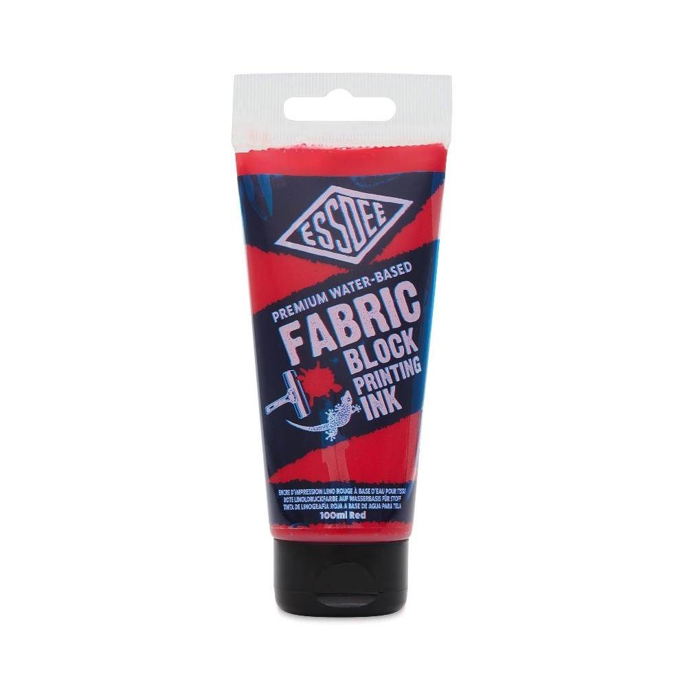 Fabric Block Printing Ink - Essdee - Red 100 ml