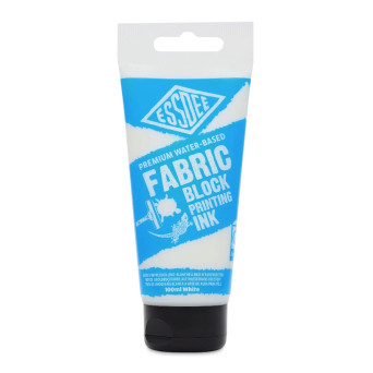 Fabric Block Printing Ink - Essdee - White 100 ml