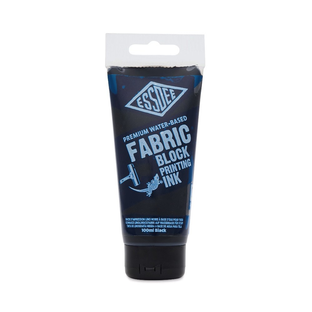Fabric Block Printing Ink - Essdee - Black 100 ml