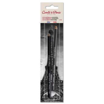 Sketching Pencils set - Conté à Paris - Black HB/2B 2 pcs