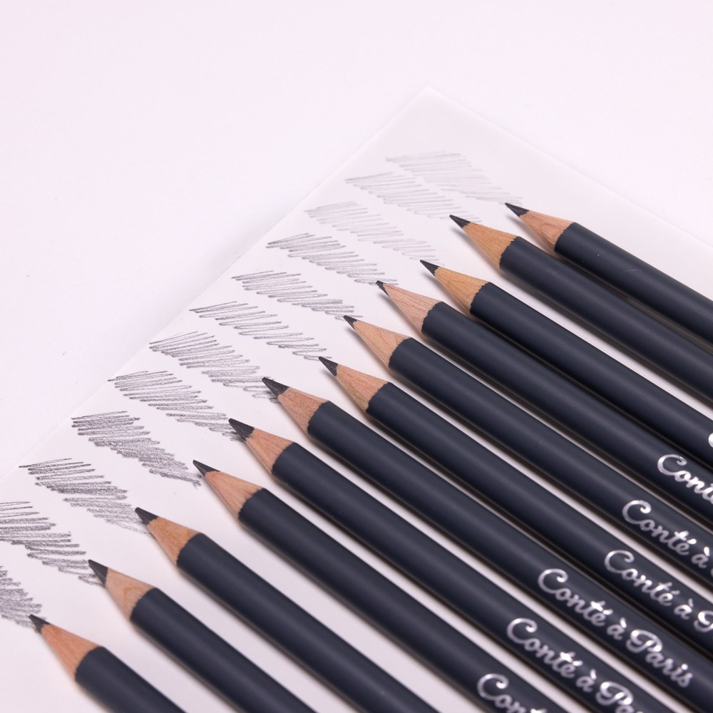 Sketching Pencils set - Conté à Paris - Graphite 12 pcs
