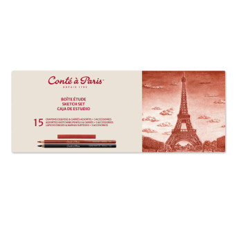 Sketching Box Set - Conté à Paris - 18 pcs