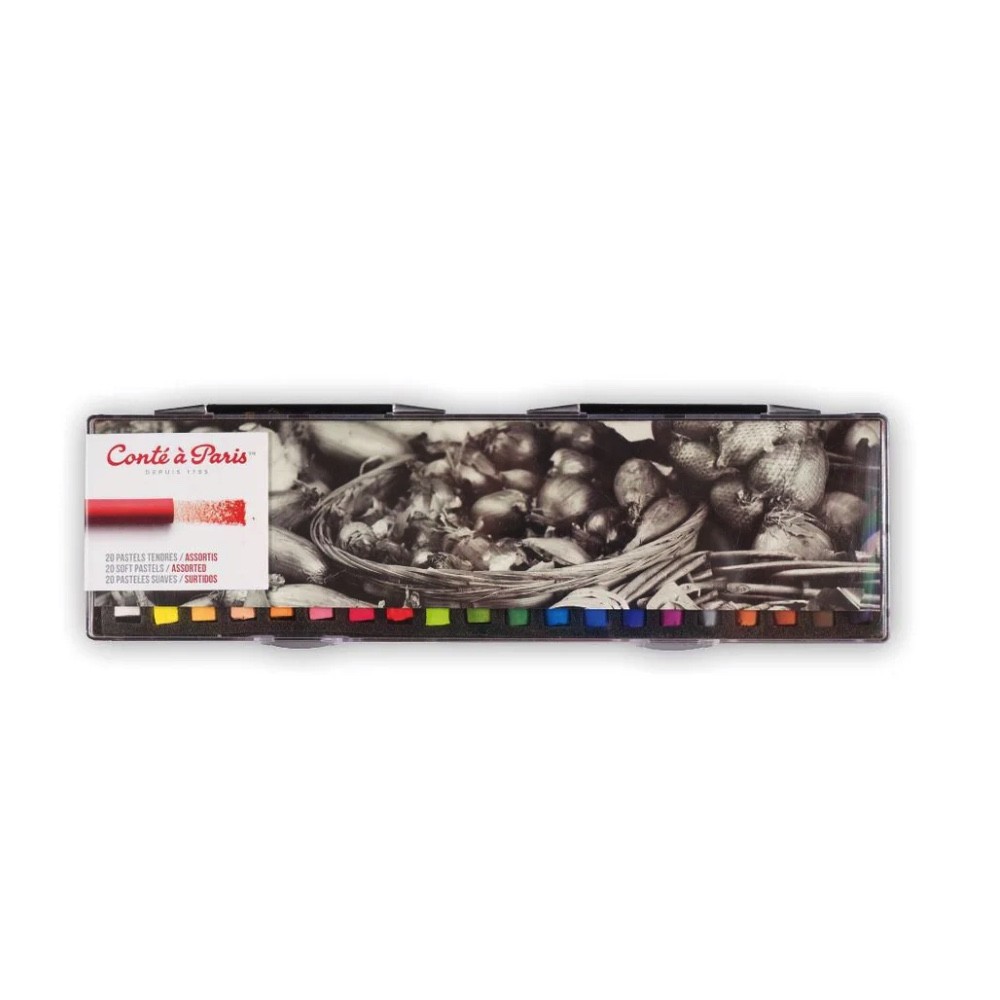 Zestaw pasteli Soft Pastels - Conté à Paris - 20 szt.
