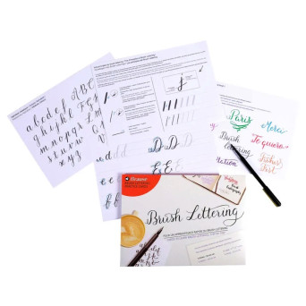 Brush Lettering Practice Cards - Brause