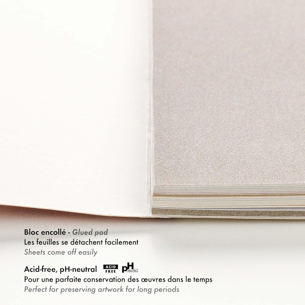 Papier do pasteli suchych Pastelmat No. 7 - Clairefontaine - 24 x 30 cm 360 g 12 ark.