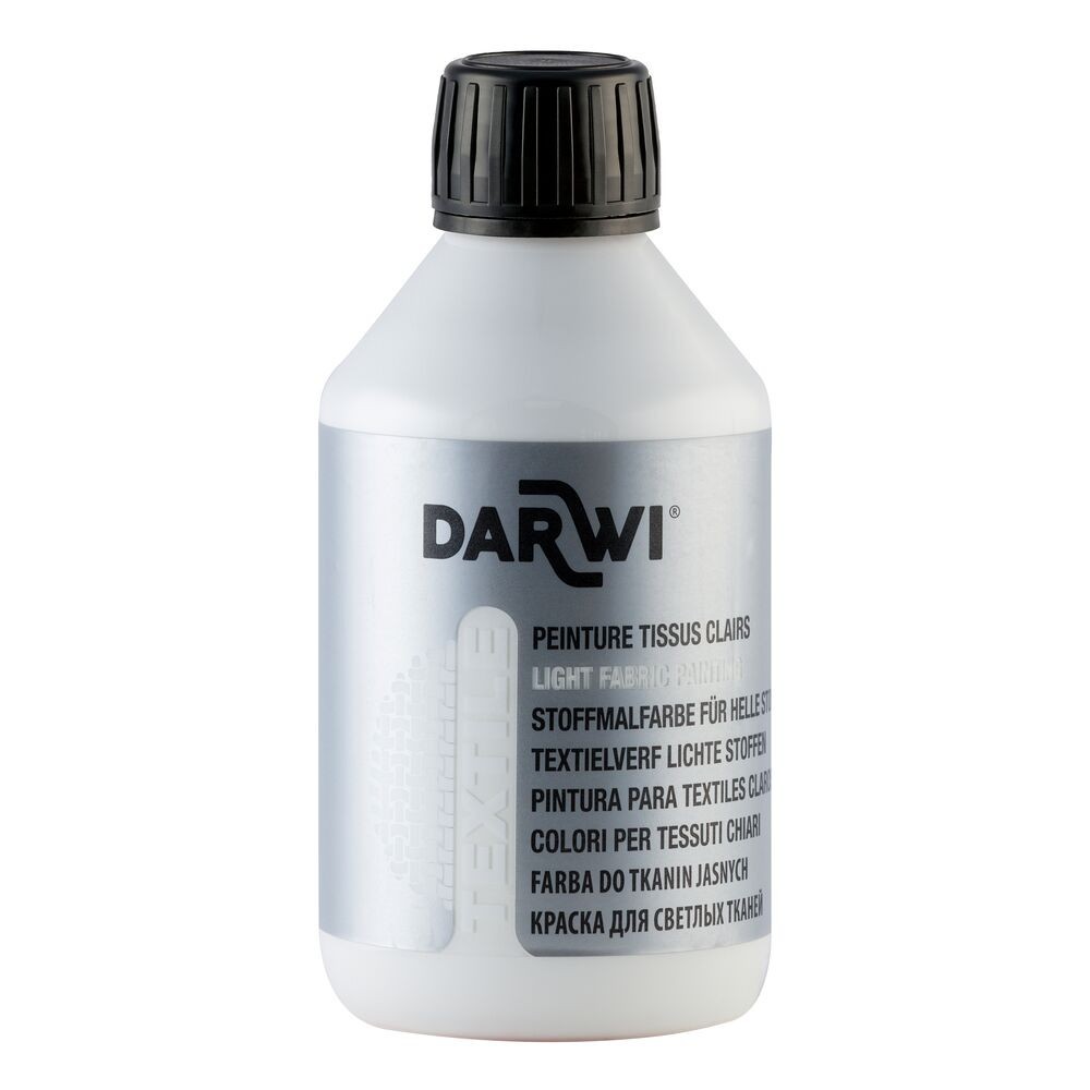 Fabric paint Textile - Darwi - White 250 ml