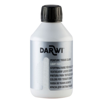 Fabric paint Textile - Darwi - White 250 ml