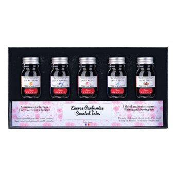 Zestaw atramentów zapachowych - J.Herbin - 5 x 10 ml