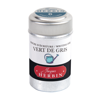 Ink cartridges - J.Herbin - Green of Grey 6 pcs