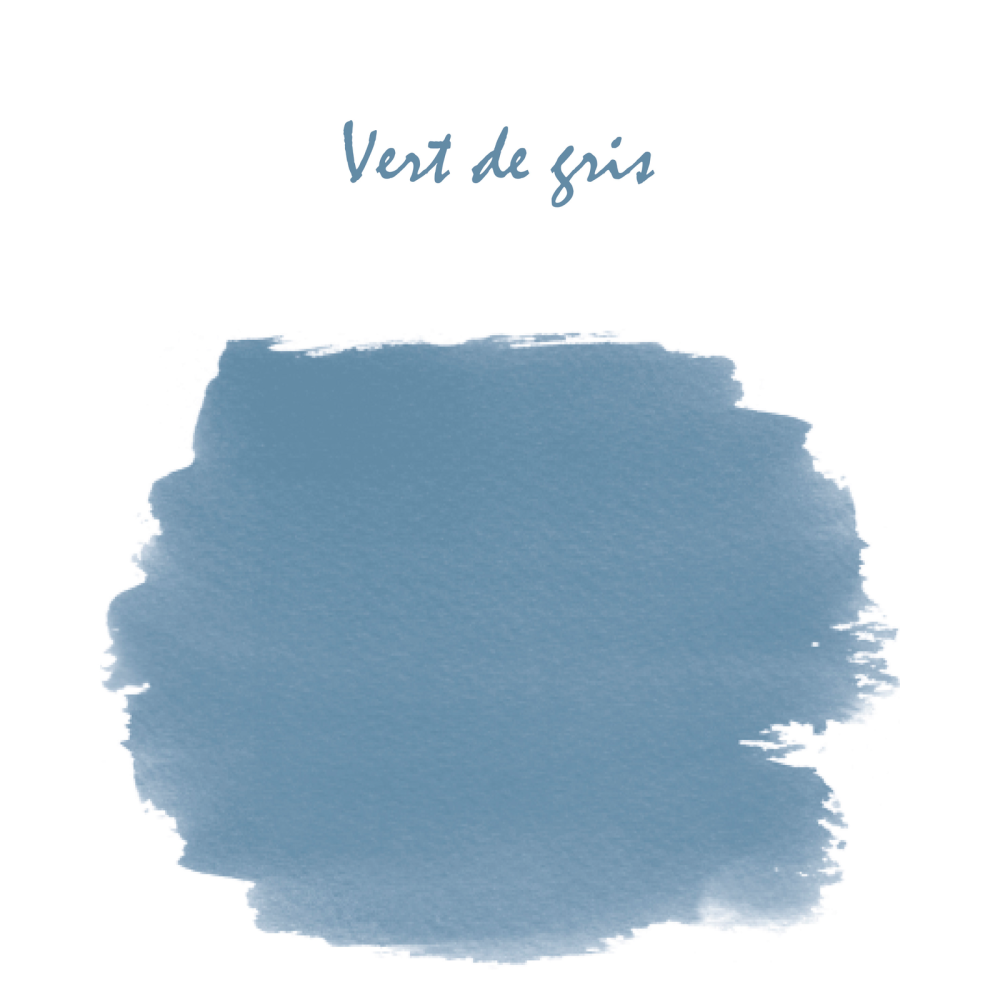 Naboje atramentowe - J.Herbin - Green of Grey 6 szt.