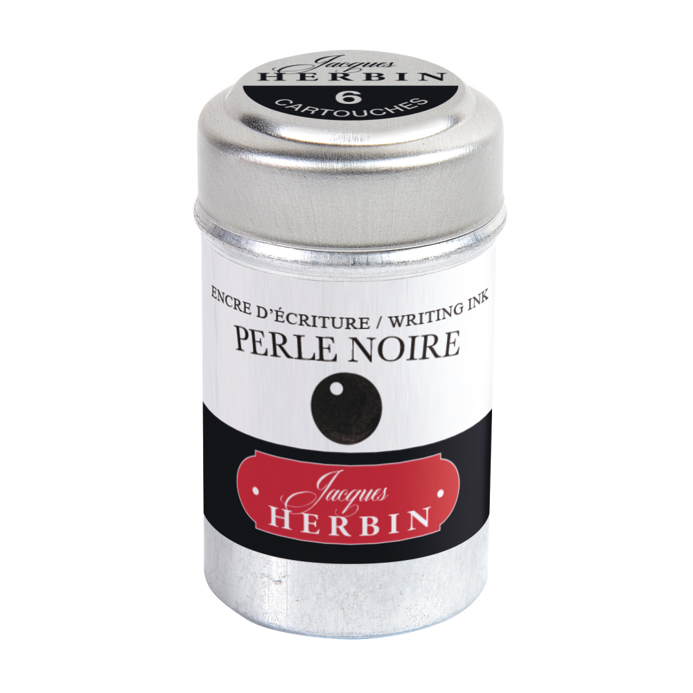 Ink cartridges - J.Herbin - Black 6 pcs