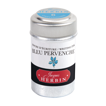 Naboje atramentowe - J.Herbin - Periwinkle Blue 6 szt.