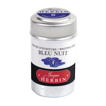 Ink cartridges - J.Herbin - Night Blue 6 pcs
