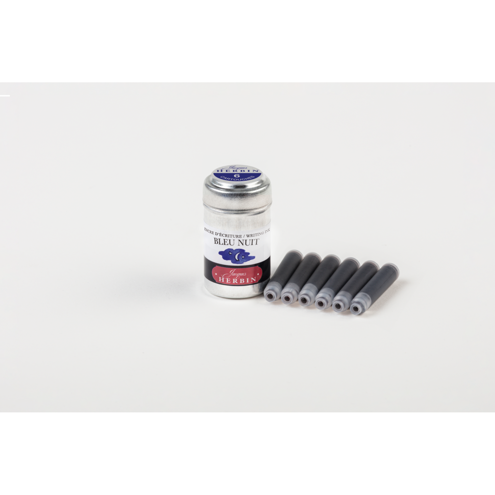 Ink cartridges - J.Herbin - Night Blue 6 pcs
