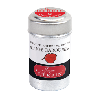 Ink cartridges - J.Herbin - Ruby Red 6 pcs