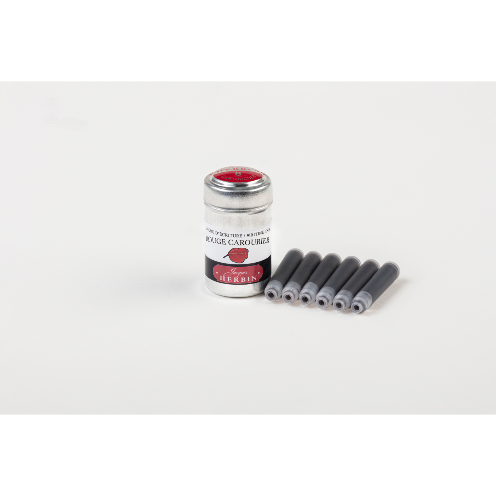 Ink cartridges - J.Herbin - Ruby Red 6 pcs