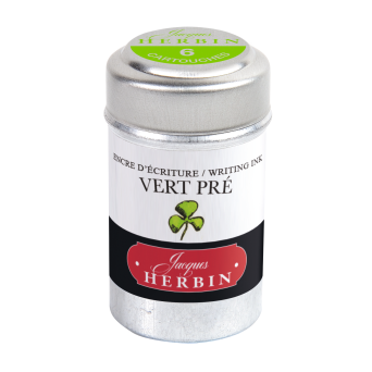 Ink cartridges - J.Herbin - Praire Green 6 pcs