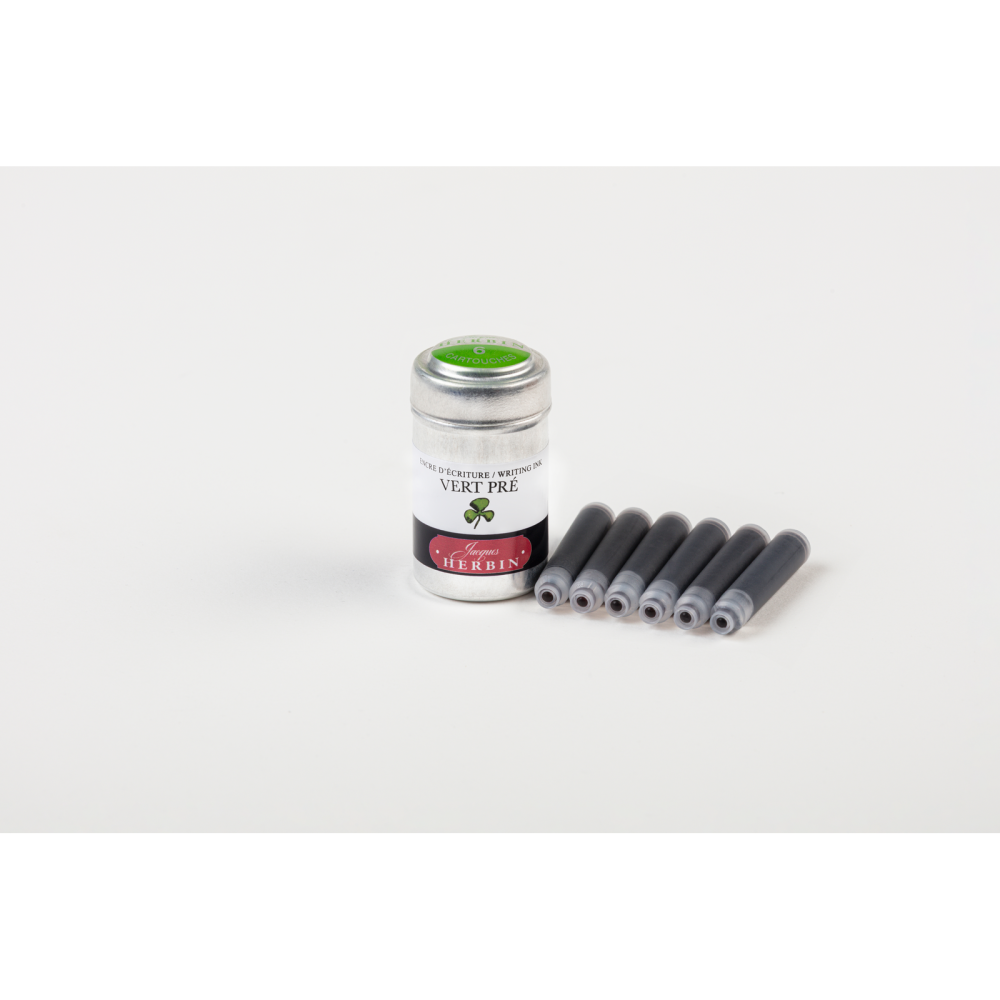 Ink cartridges - J.Herbin - Praire Green 6 pcs