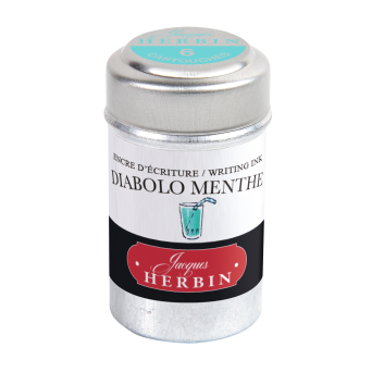Naboje atramentowe - J.Herbin - Diabolo Mint 6 szt.