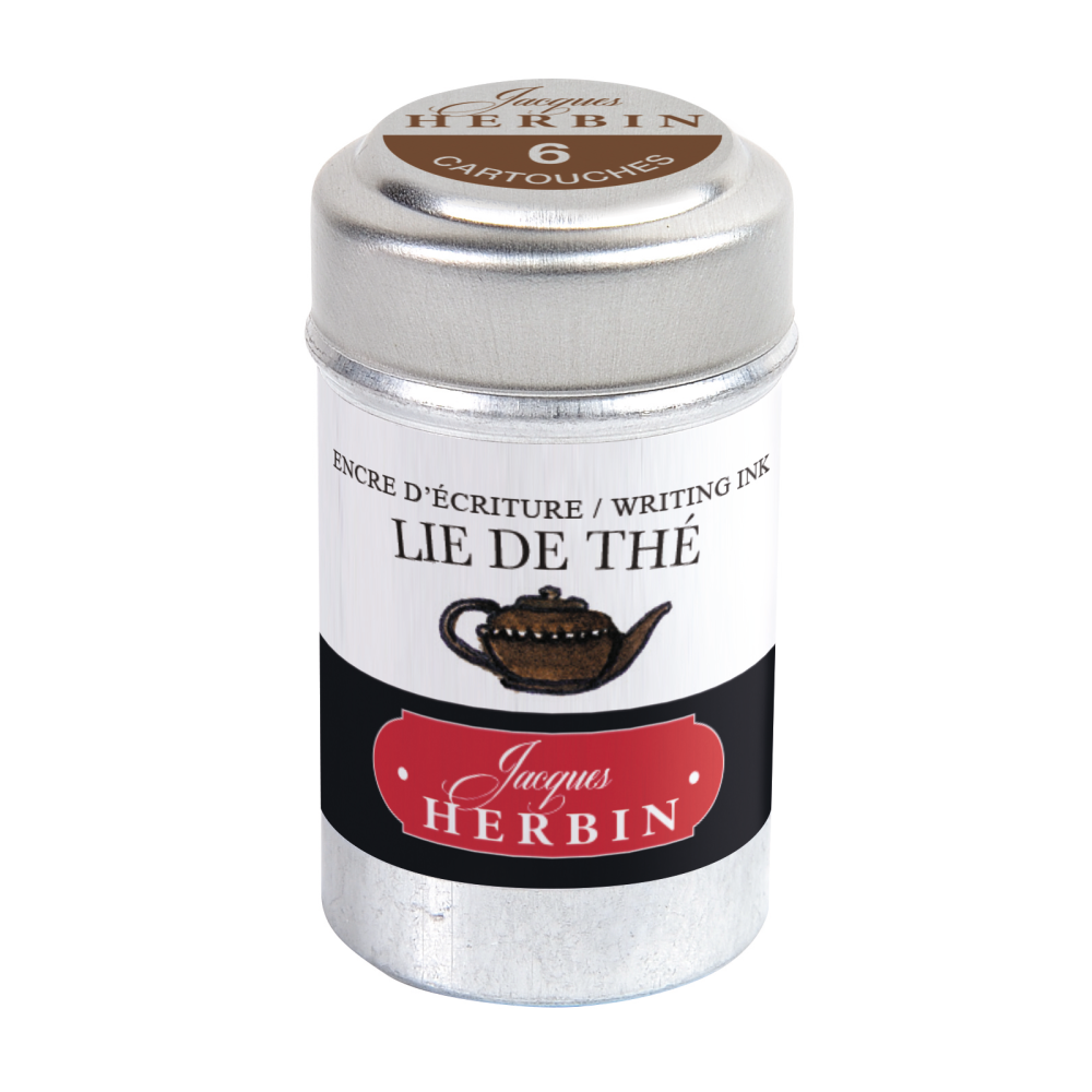 Naboje atramentowe - J.Herbin - Tea Brown 6 szt.
