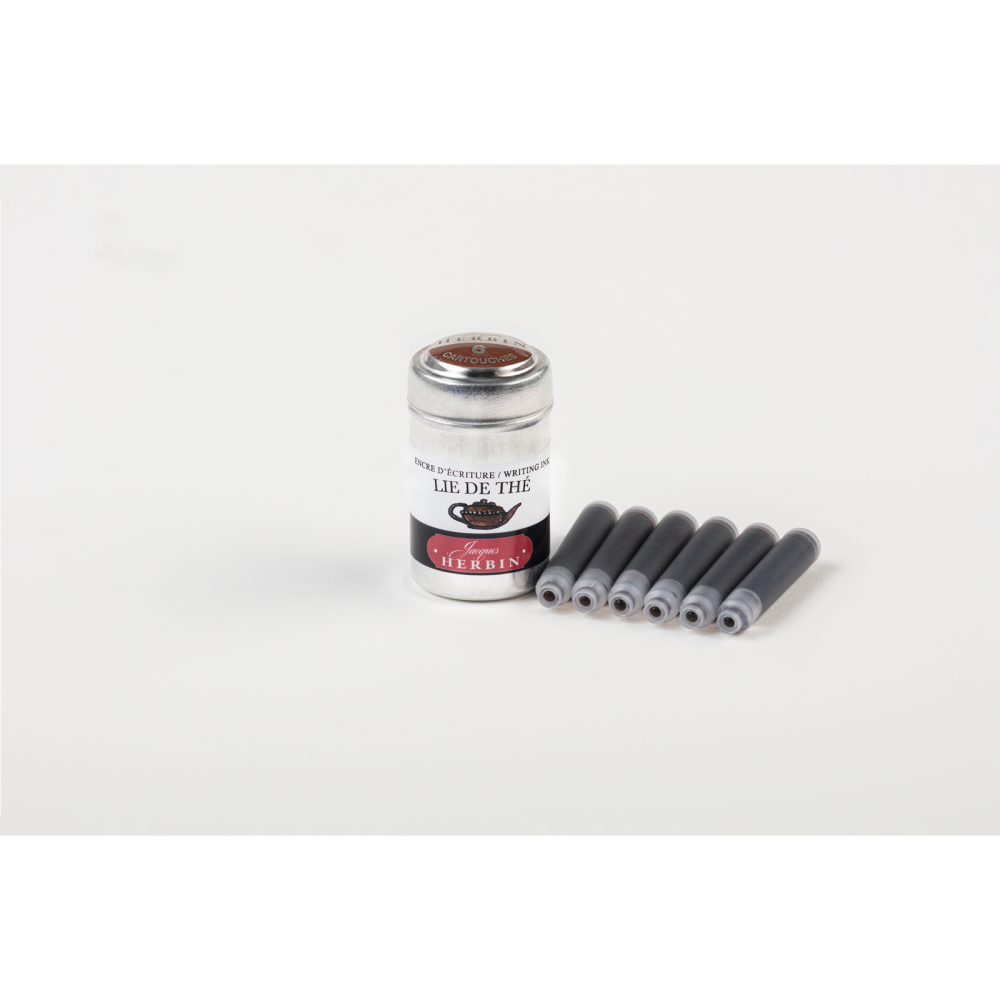 Naboje atramentowe - J.Herbin - Tea Brown 6 szt.