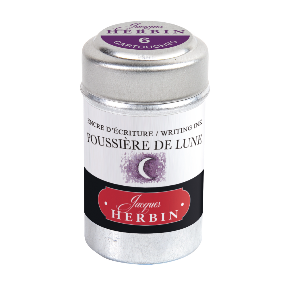 Naboje atramentowe - J.Herbin - Moon Dust 6 szt.