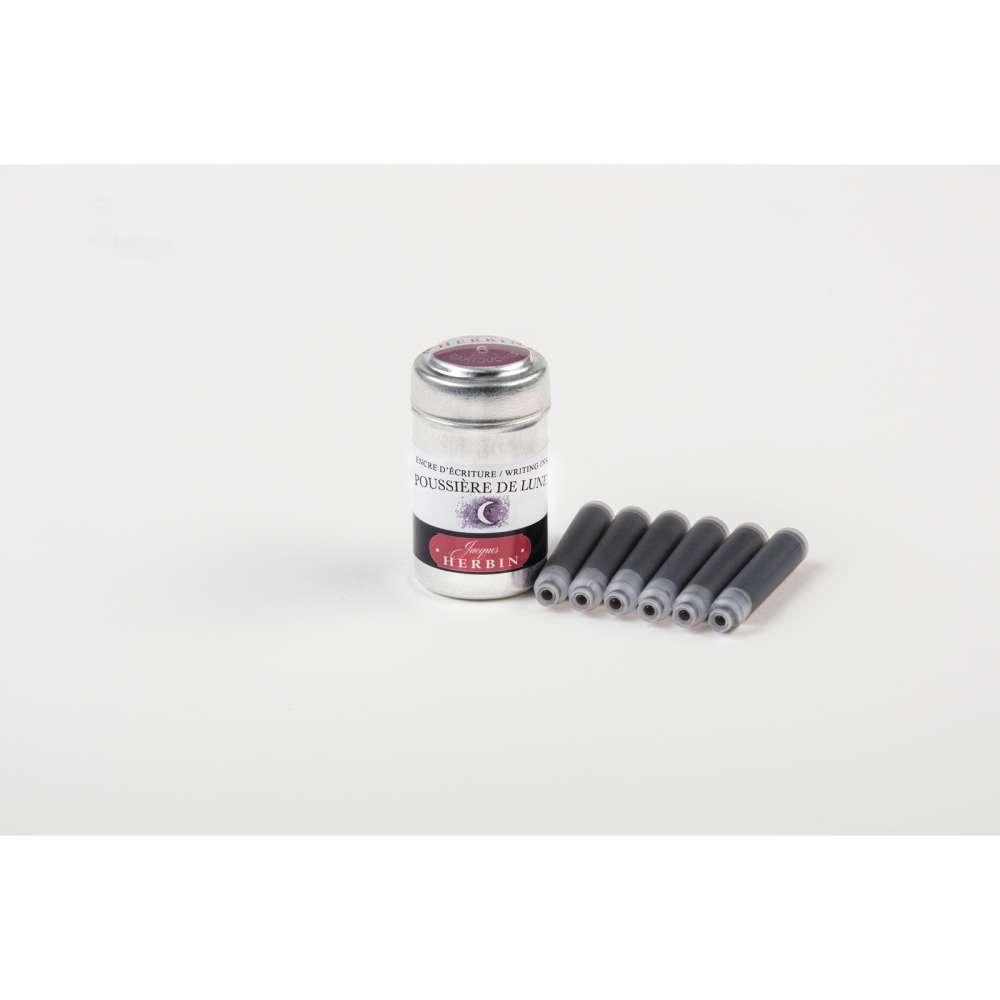 Naboje atramentowe - J.Herbin - Moon Dust 6 szt.