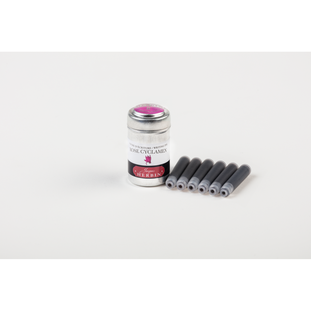 Naboje atramentowe - J.Herbin - Cyclamen Pink 6 szt.