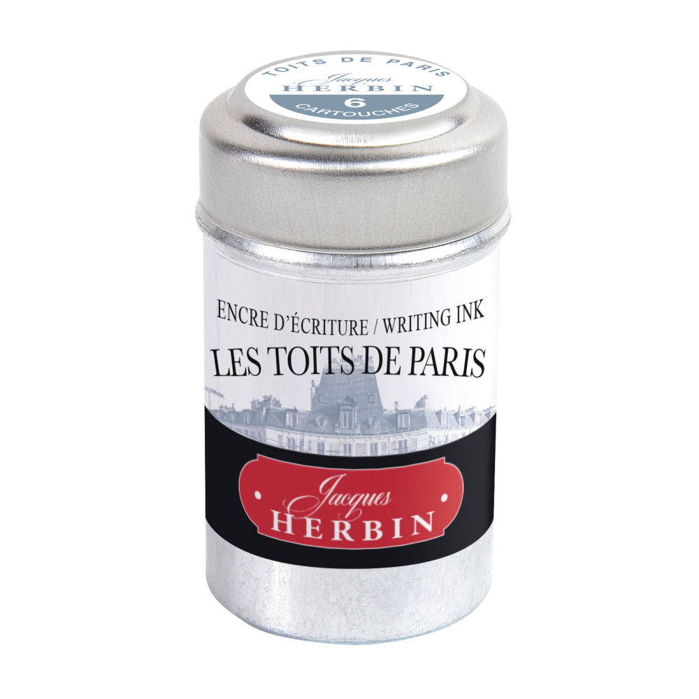 Naboje atramentowe - J.Herbin - Les Toits de Paris 6 szt.