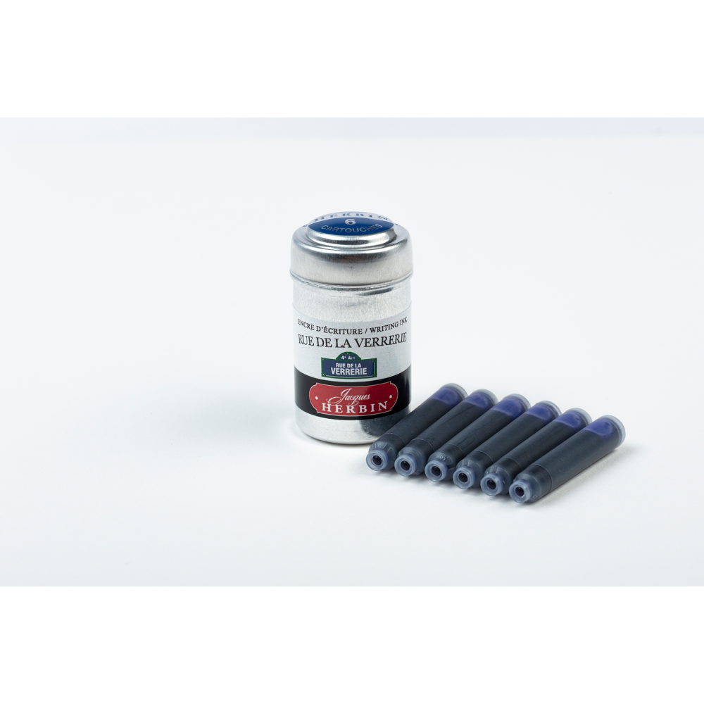 Ink cartridges - J.Herbin - Rue de la Verrerie 6 pcs