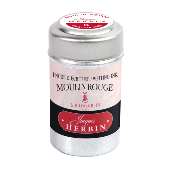 Ink cartridges - J.Herbin - Moulin Rouge 6 pcs