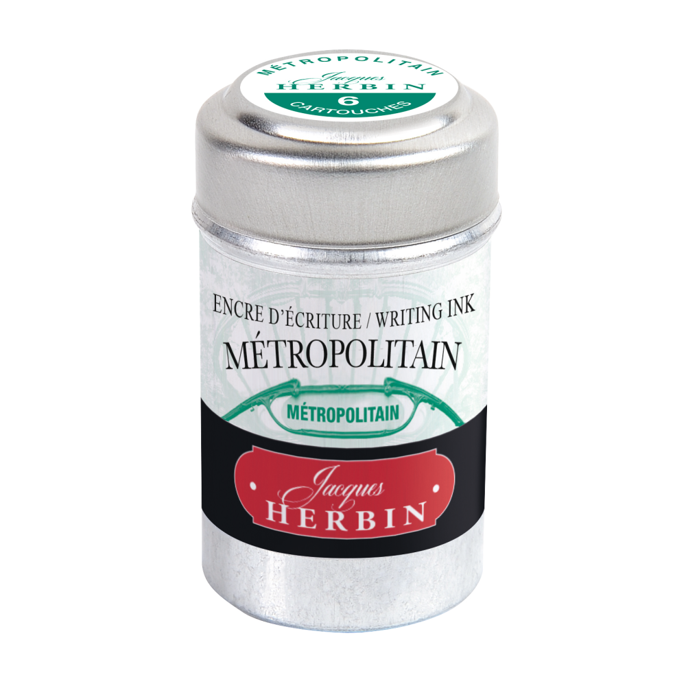 Ink cartridges - J.Herbin - Metropolitain 6 pcs