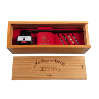 La Perle Noire calligraphy set - J.Herbin - 7 pcs